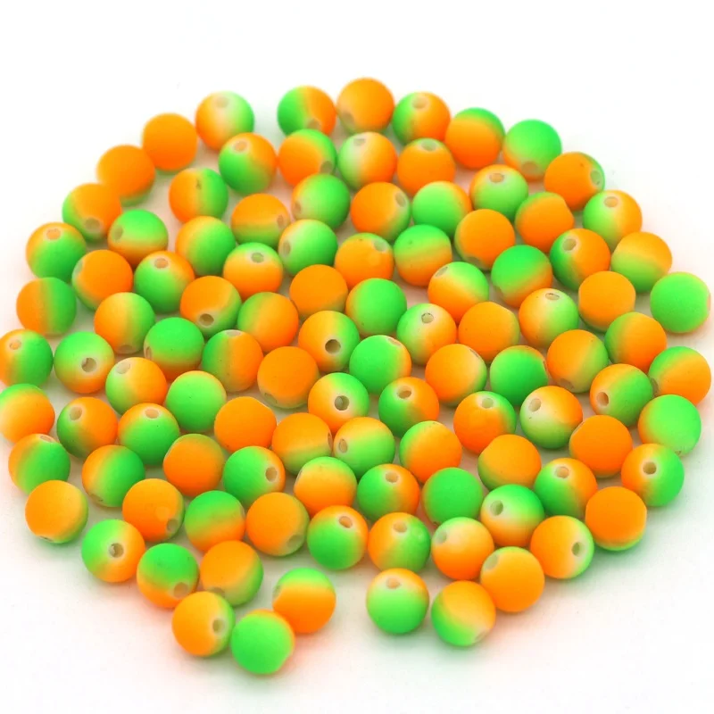 Best Price Multi Color Matt Opaque Acrylic Round Plastic Beads for Diy Jewelry Making Accessories