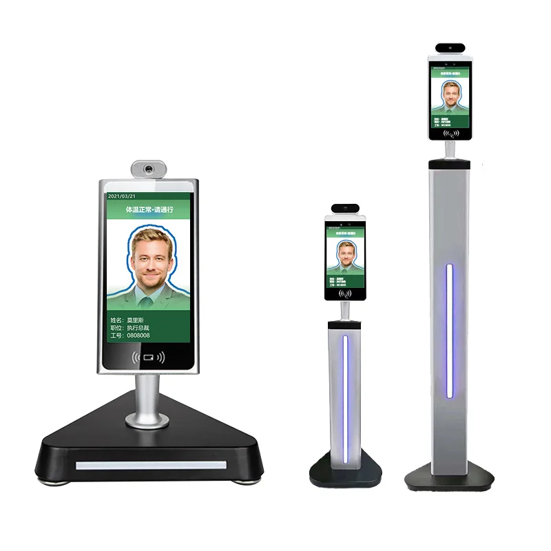 Best Quality Thermometer Face Recognition Time Attendance System Machine of Bottom Price