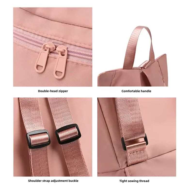 TY customized logo Wholesale High Quality Waterproof Backpack Dry Wet Separation Women Backpack Travel Beach Bag