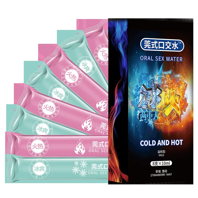 B110201 10ml Peach Strawberry Orange Mint Cold Hot Oral Sex Water