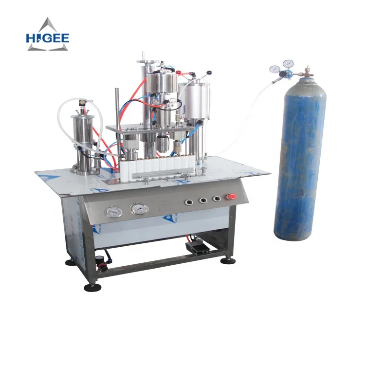with aerosol spray valve spray can filler and  soffran sprsy filling machine and aerosol can capping machine