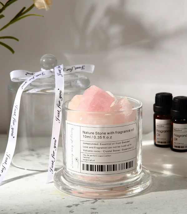 Factory Direct Sale Aroma Essential Oil Stone Diffuser Crystals Diffuser Bulk Air Freshener New Fragrance Crystal Stone Scented