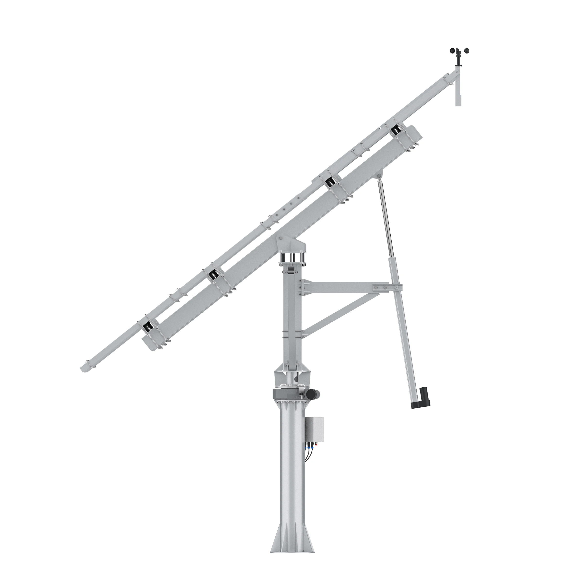 Huayue solar tracker-8KW HYS-15PV-78-LSD Reasonable design controller solar tracker dual axis slewing drive solar t
