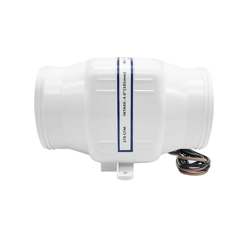 SAILINGFLO Electric 12V 4' 270CFM  In-line Axial Fans Centrifugal bilge Fan Blower