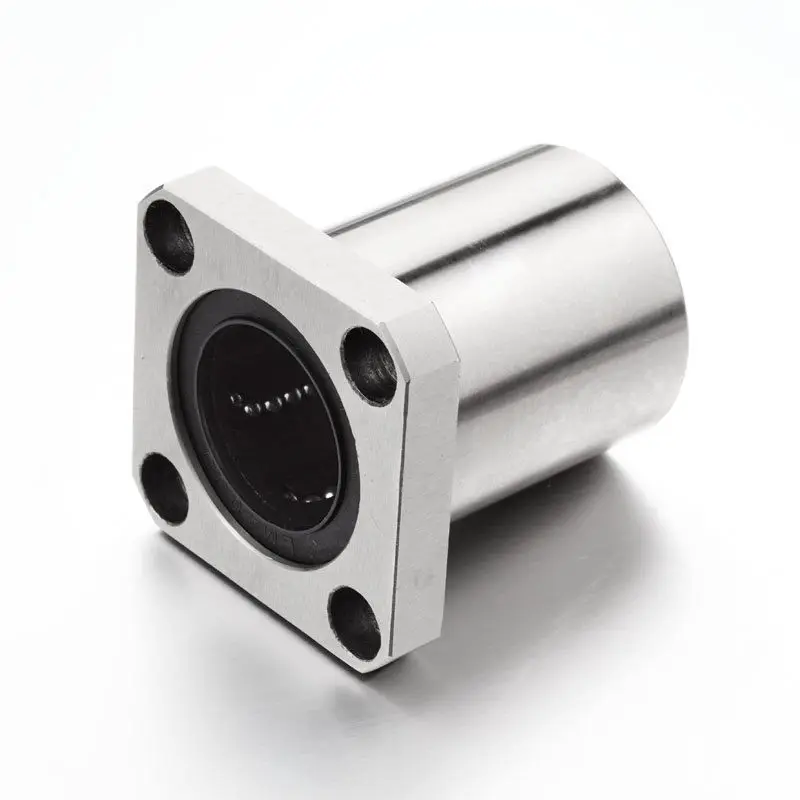 ID 8mm OD 15mm Square Flange Linear Motion Bushing Ball Bearing LMK8UU