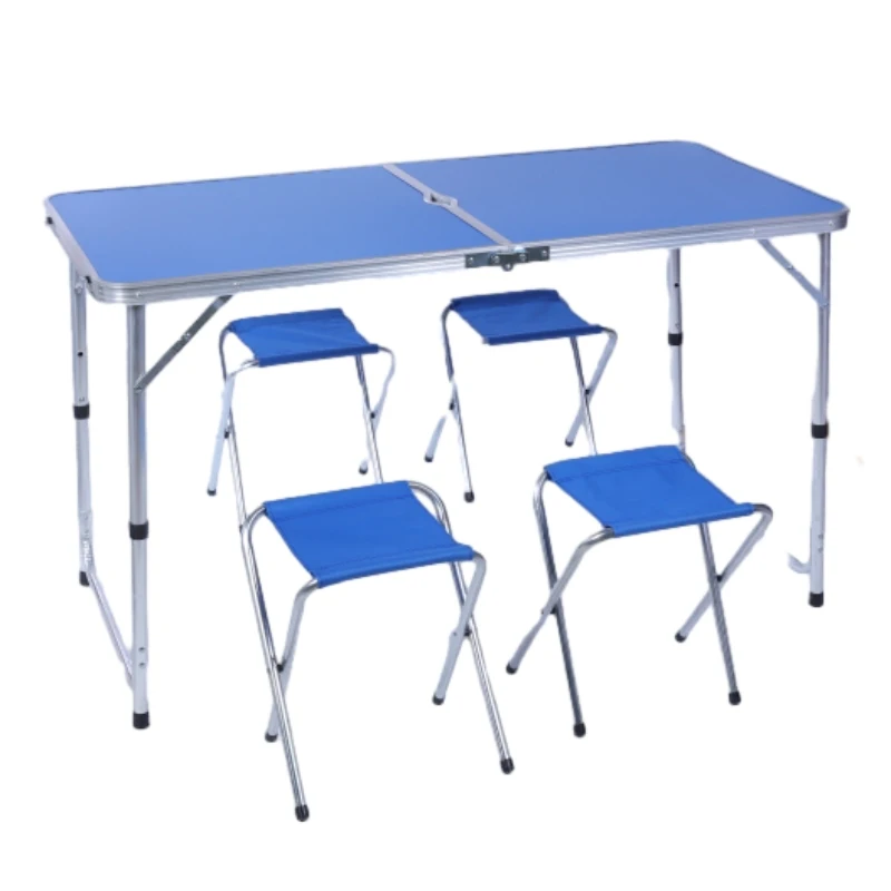 Wholesale Modern Design Expandable Foldable Aluminum Outdoor Dining Picnic Camping Furniture Tables and Chair Set