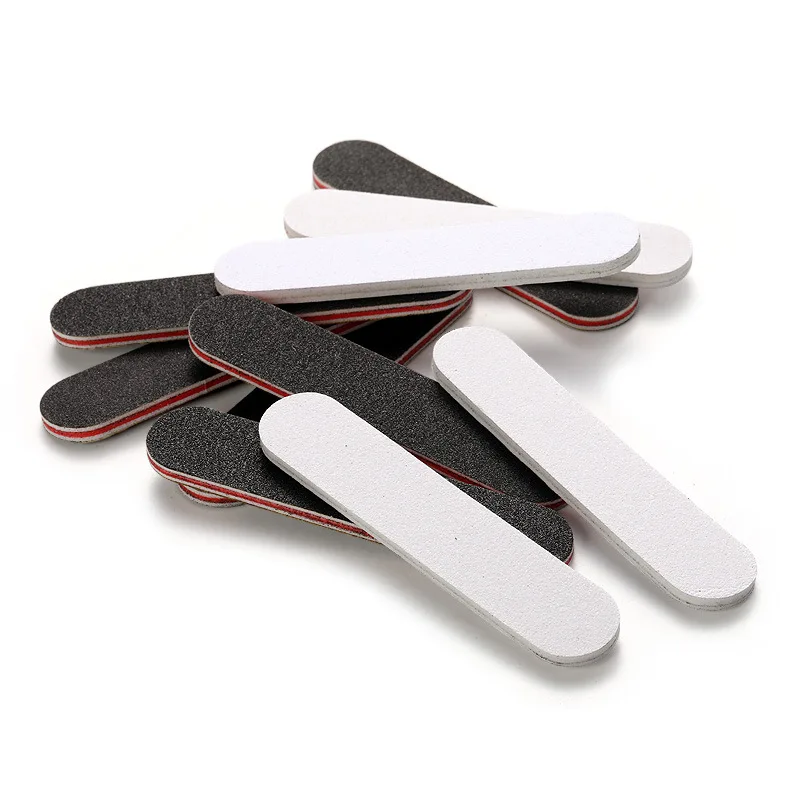 Мини-пилочка для ногтей индивидуальная моющаяся буферная пилочка маникюра Профессиональная 80 100 120 180 изменения формы или