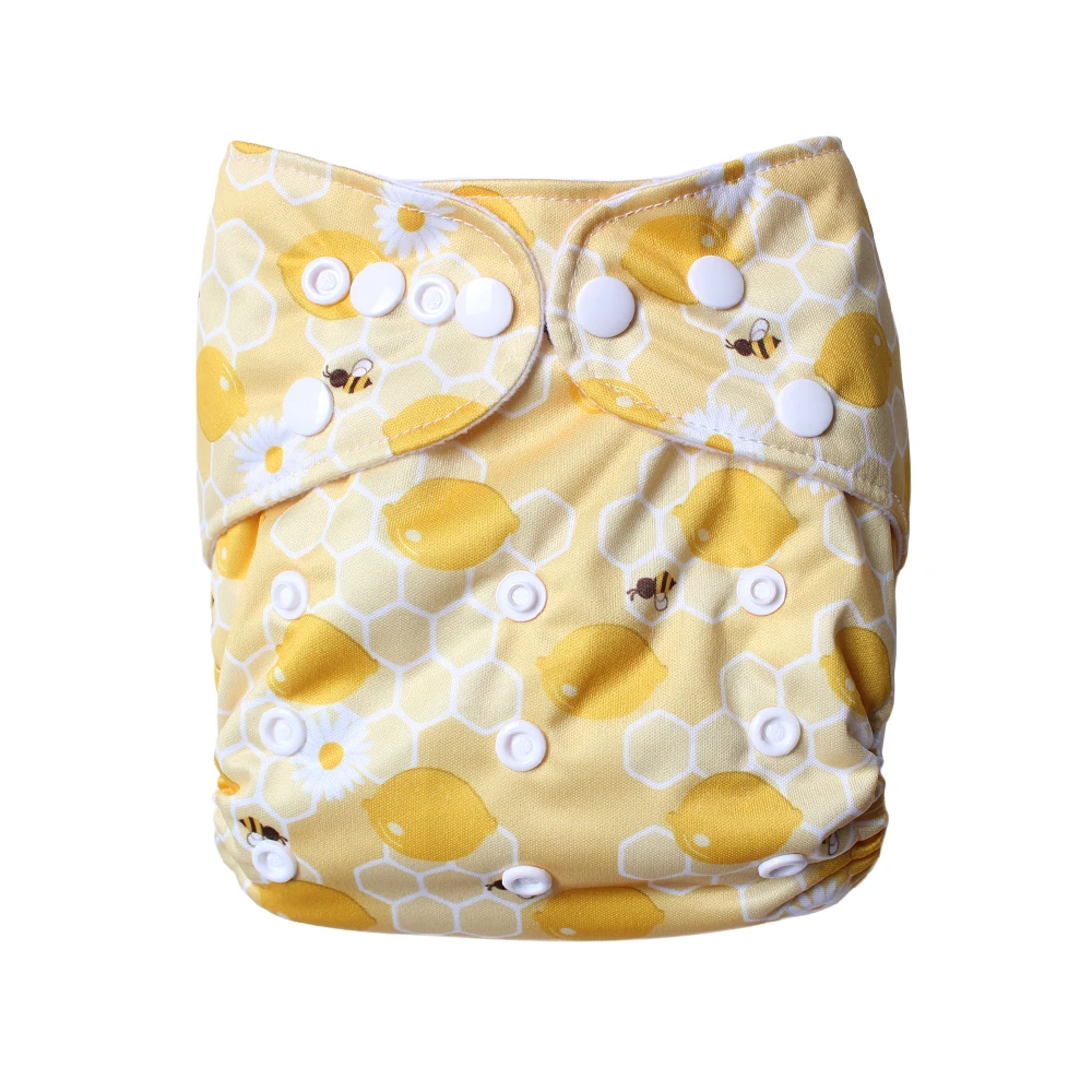 Wholesale Price Adjustable Size Reusable Baby Diapers Cloth Nappies for Newborn Boy and Girl Waterproof Baby Diaper