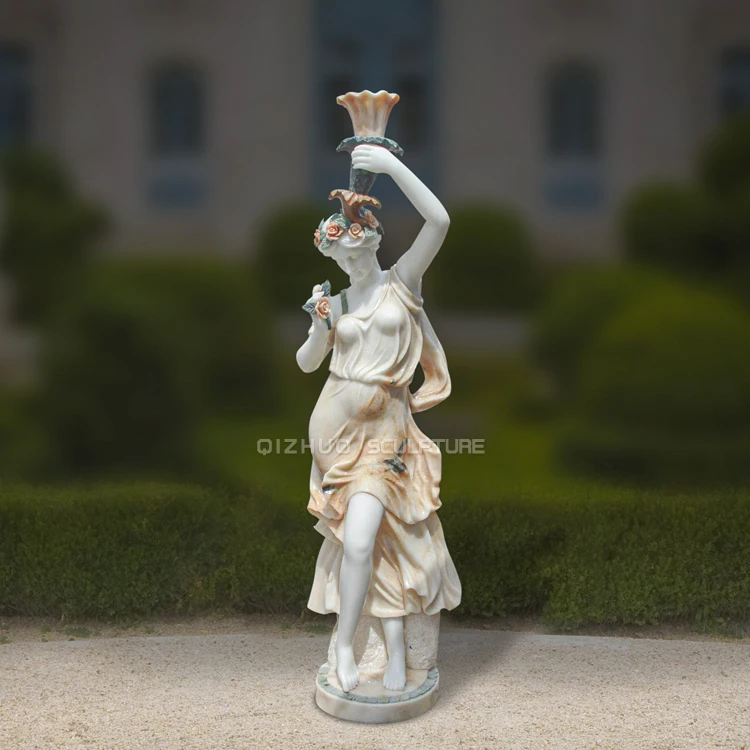 life size stone garden lady female sculpture marble woman nude figure statue