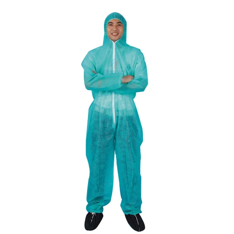 Colorful PP Nonwoven Protective Disposable Coveralls overall