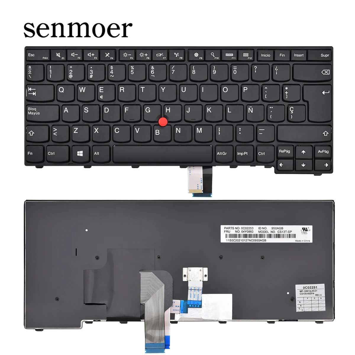 in stock SP Layout IBM Thinkpad  T440 T440P T440S E440 T450 T450S T460 L440 with Point Stick keyboard for laptop for Lenovo