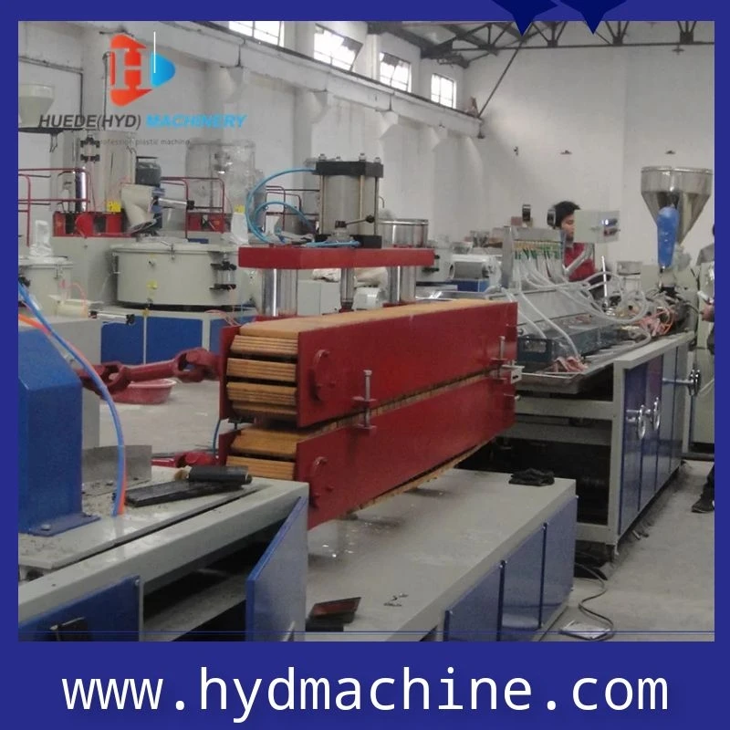 WPC PVC Wood Profile Board Extrusion Line Stair Handrail Making Machine
