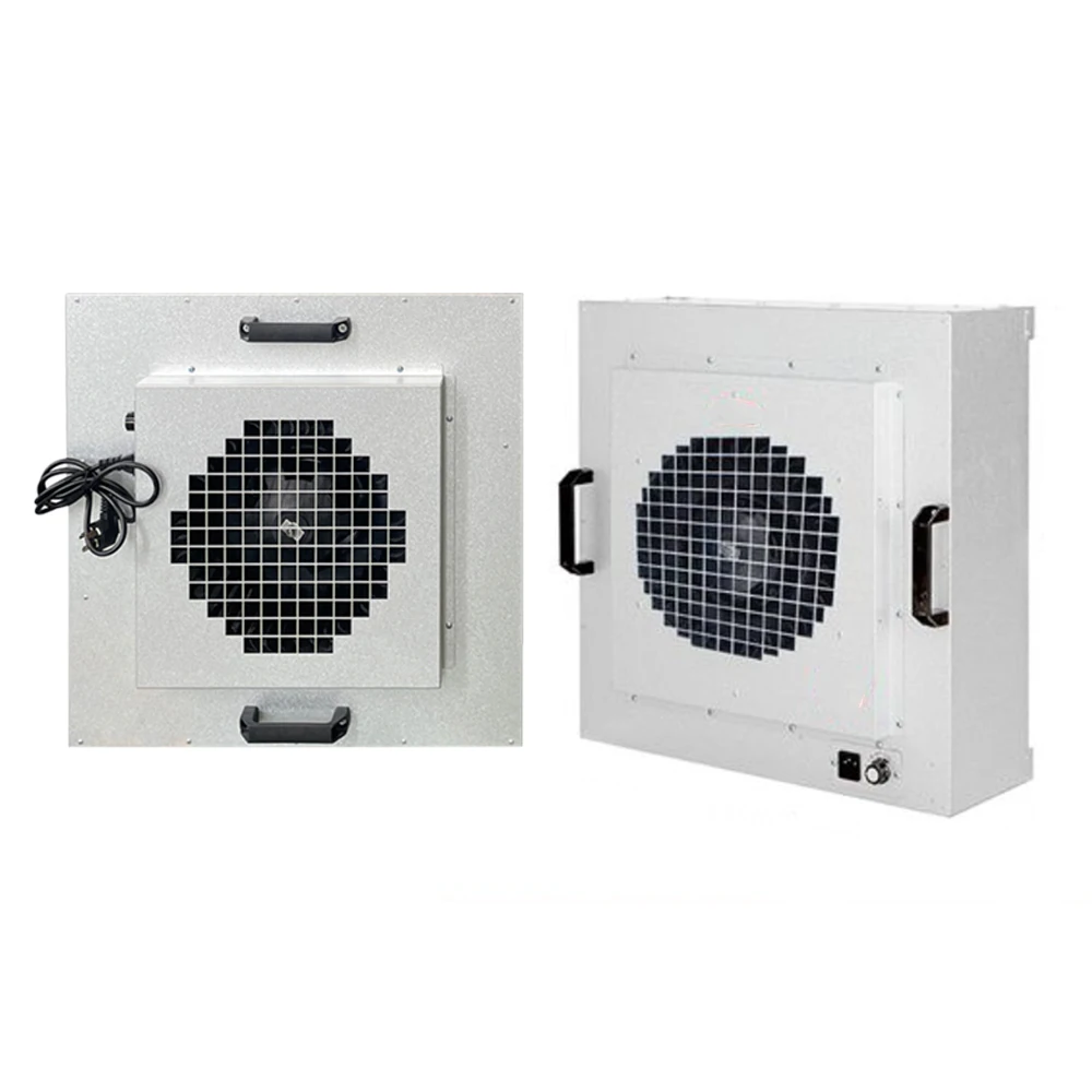 Easy Installation High Efficiency Galvanized Steel Flow Hood Ceiling Ffu Hepa Filter Fan Filter Unit Ffu Air Cleaning Equipment