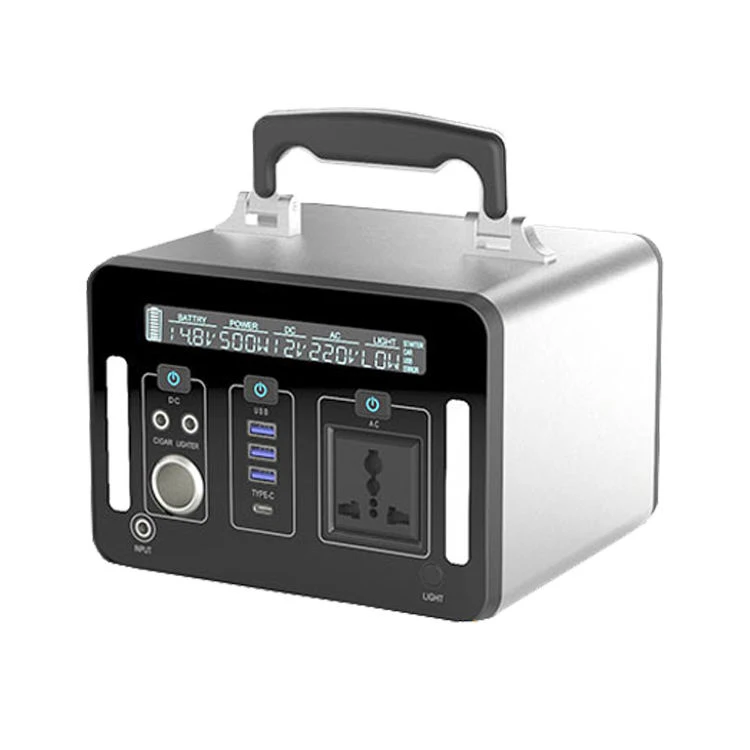 Outdoor Power Supply Of Solar Energy Storage System 220V Mobile Power Plant 600W Other Camping & Hiking Products