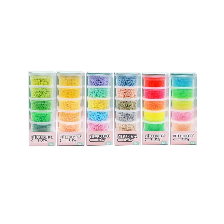 DIY 5mm 3000pcs Iron Beads Set 6 Colors Art DIY Kid Innovative STEAM Iron Beads