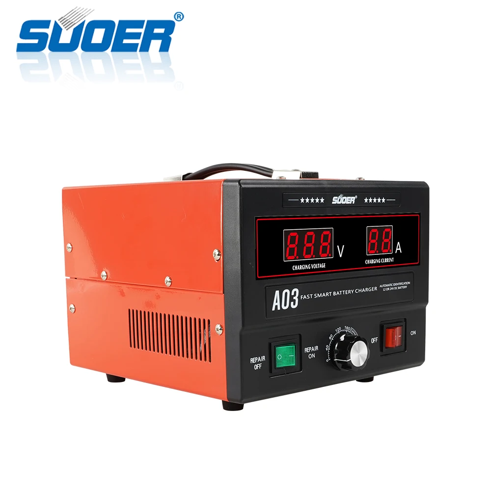  Suoer 3-30A 12V 24V интеллектуальное автоматическое автомобильное зарядное