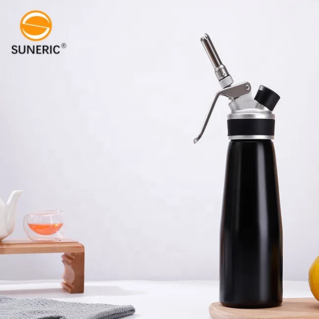 
High quality dessert tools eco friendly aluminum custom whipped cream dispenser 