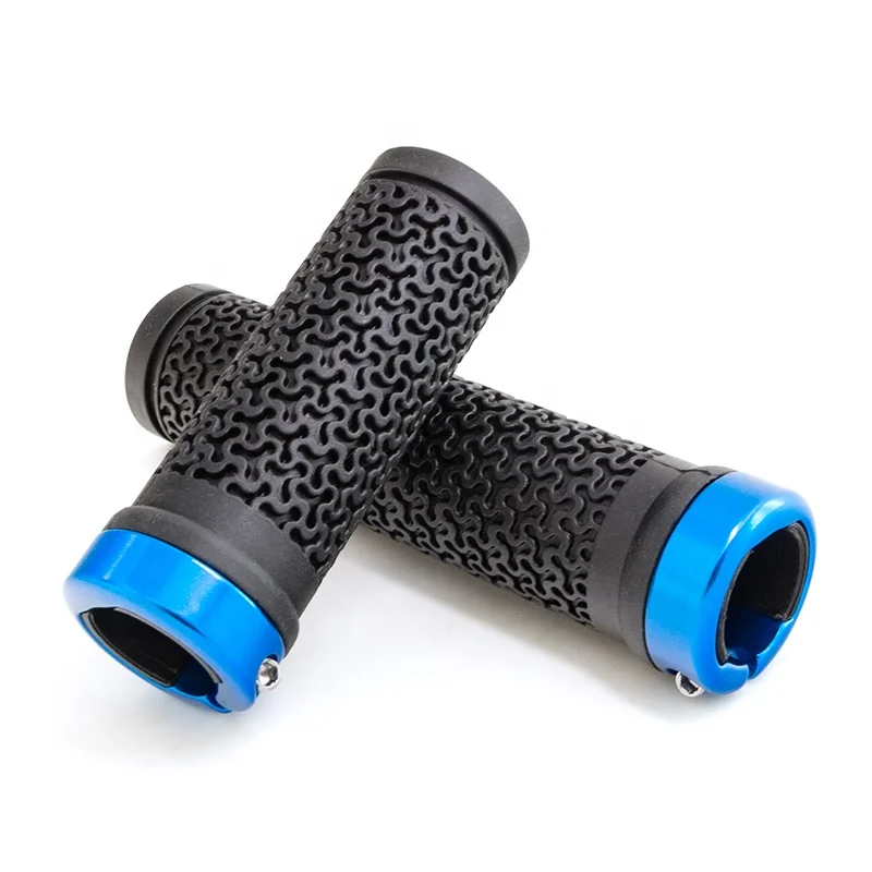 XH-G104BL manufacturer sale wholesale bicycle parts accessories oem comfortable rubber  bike handlebar grip