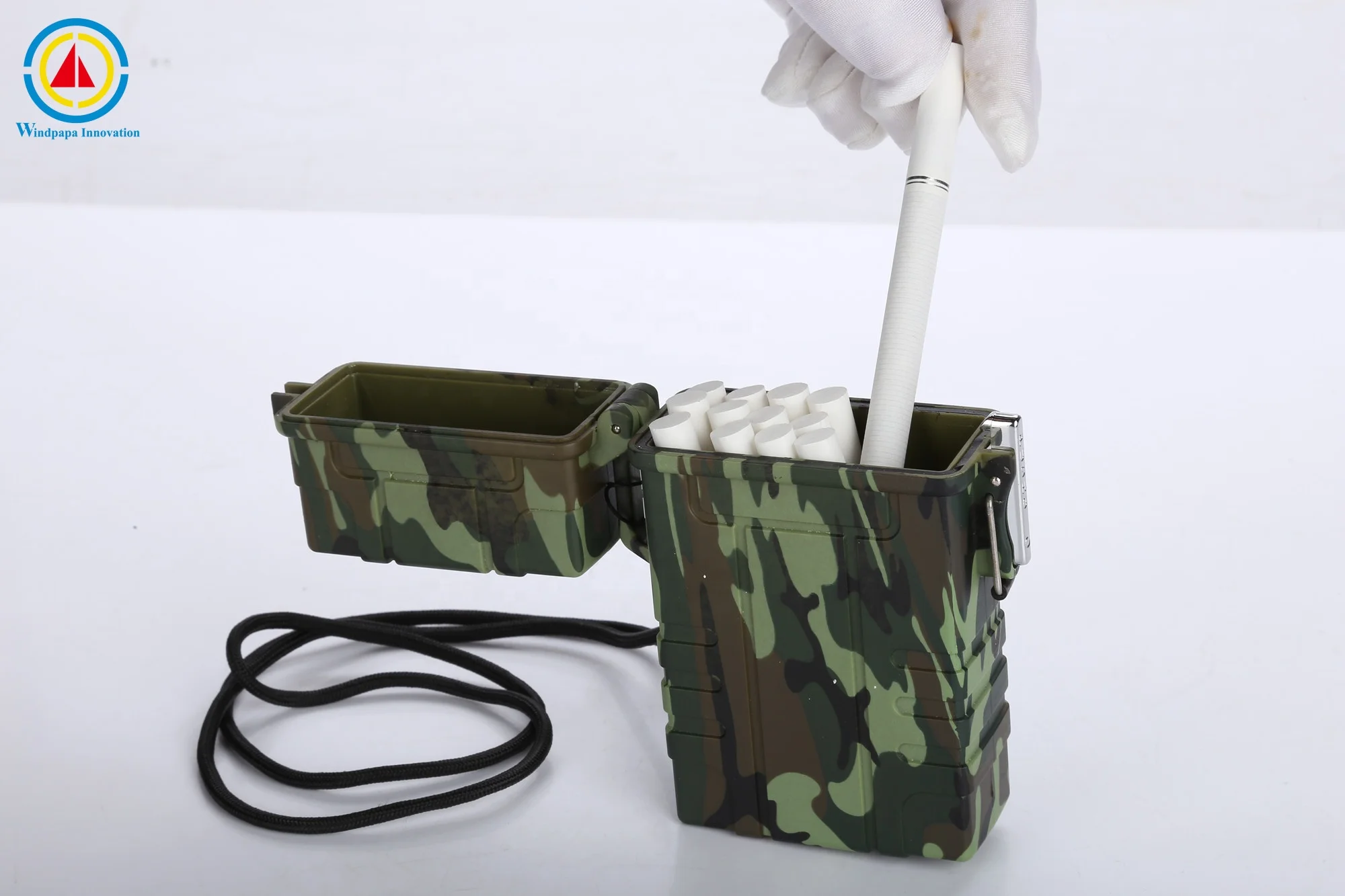 Уличная туристическая Водонепроницаемая зажигалка 2 в 1 с USB, перезаряжаемая беспламенная ветрозащитная электрическая зажигалка