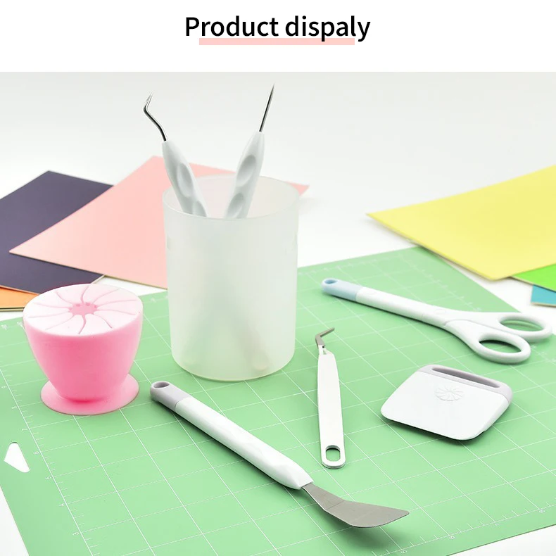 6-piece vinyl weeding tool set mainly for engraving, paper cutting, scrapbooking, notebooks