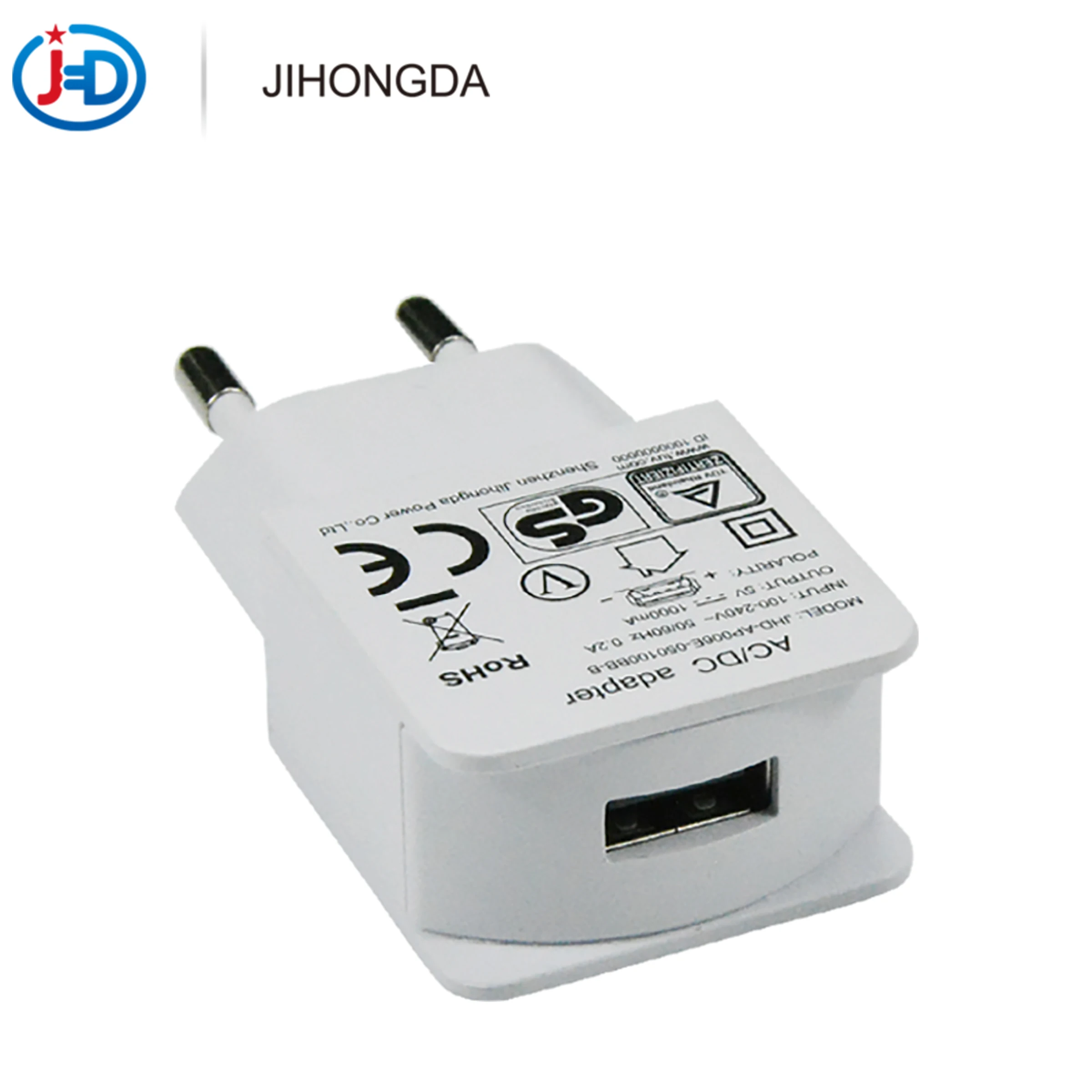 Новый дизайн, 6 Вт, 5 В, 1 А, адаптер питания с европейской вилкой, сертификаты FCC PSE для рынка Европы, увлажнитель/подметающая машина/мини-вентилятор/цифровой телевизор