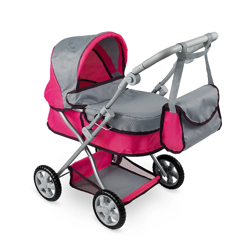 Foldable Multifunctional Kids Doll Stroller Toys Set