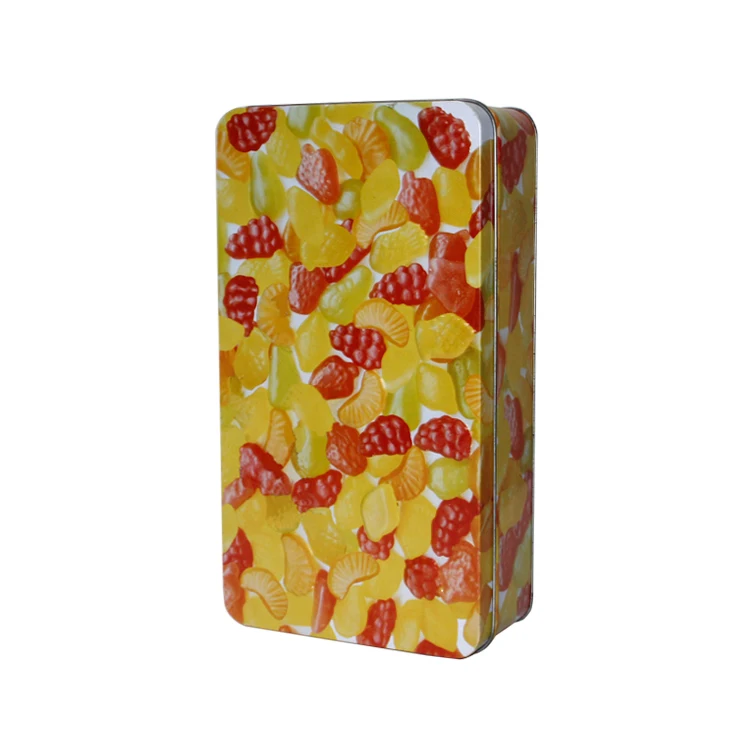 Hot Sale Food Grade Tea Candy Tin Can Wholesale Tin Box General Usage Rectangular Tin Cans