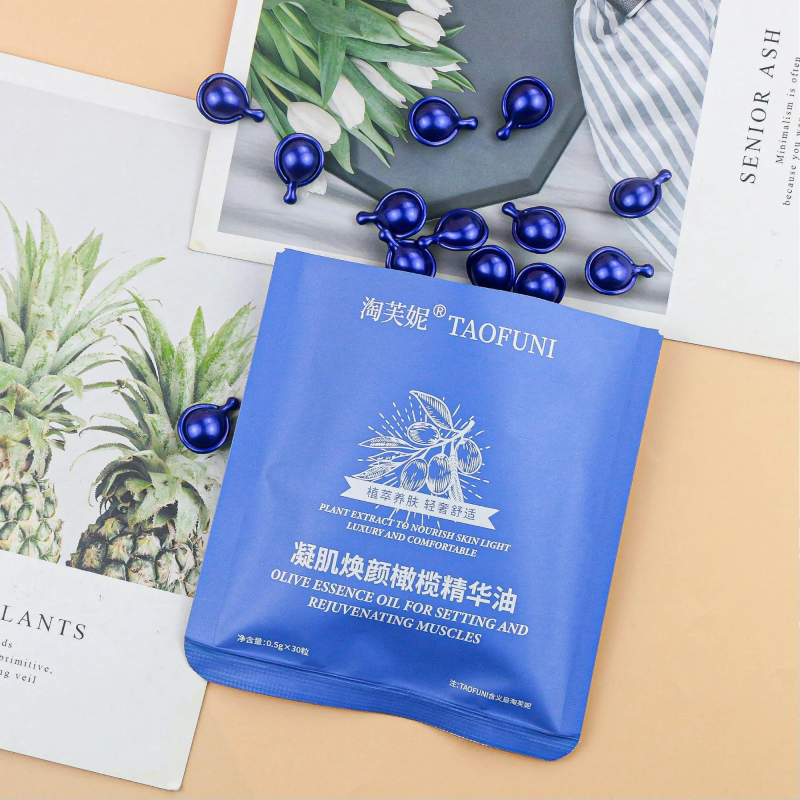 OBM Whitening Brightening Essential Oil Squalane Ceramide Serum Pore Shrinking Essential Oil Olive Liquid Face Retinol Female