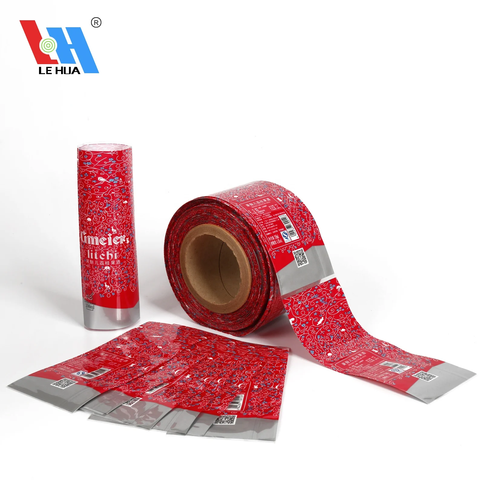 Custom pvc/pet Digital printing film heat label shrink sleeve wrap label for water bottle Craft Beer cans