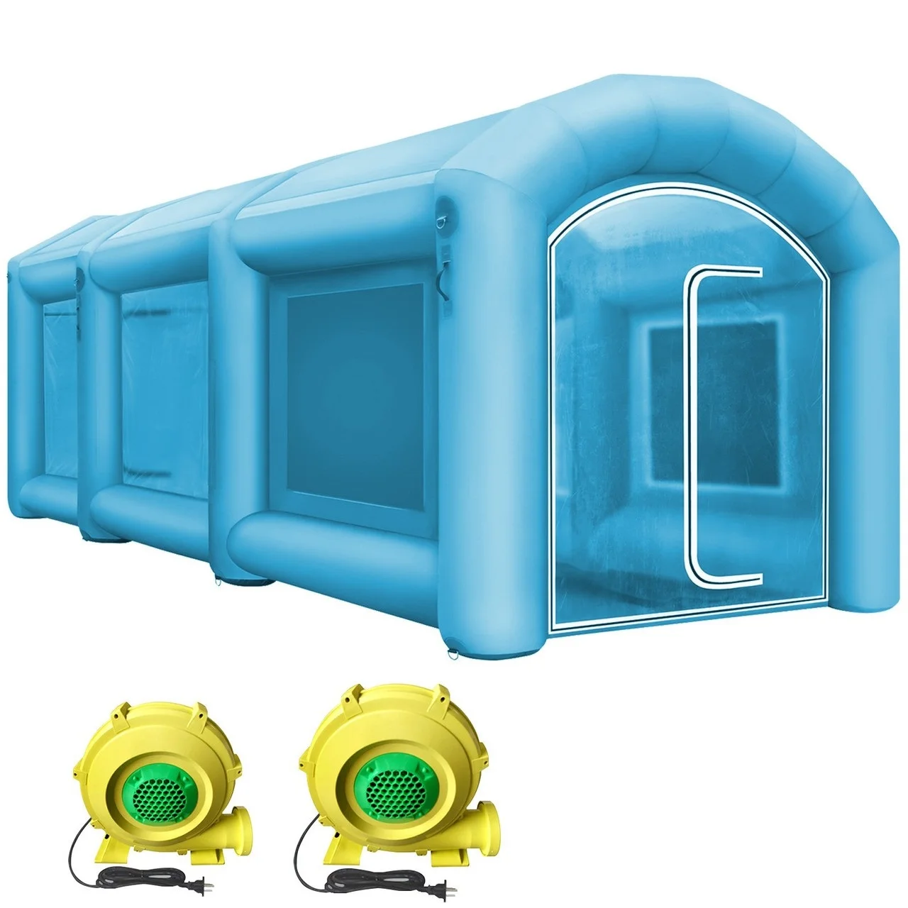 Sealing PVC inflatable spray booth car spray paint tent inflatable spray paint tent