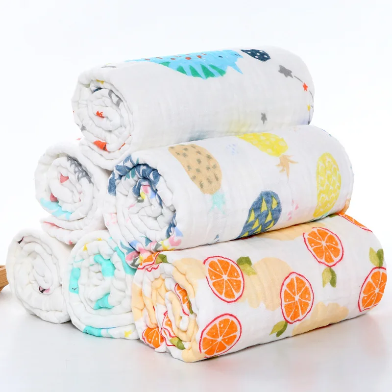 Custom name personalized organic stretch organic cotton and bamboo baby muslin swaddle baby wrap newborn blanket 0-3 months