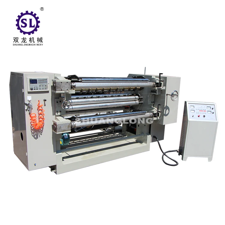 Automatic High Speed Paper Slitter Rewinder , High Precision PVC OPP BOPP Sliting Machine