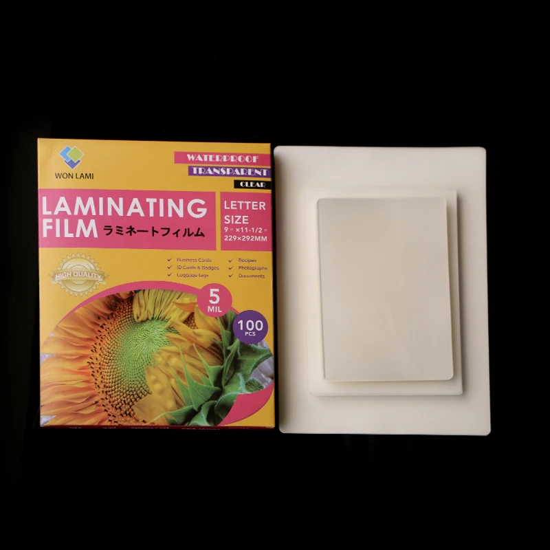 Customized Wholesale Factory Manufacture Polyester Strech Shrink Plastic Matt Laminating Film