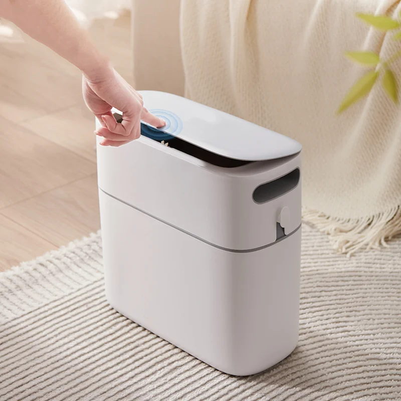 No contact Opinion opening High quality materials Environmentally friendly materials Small and compact trash can
