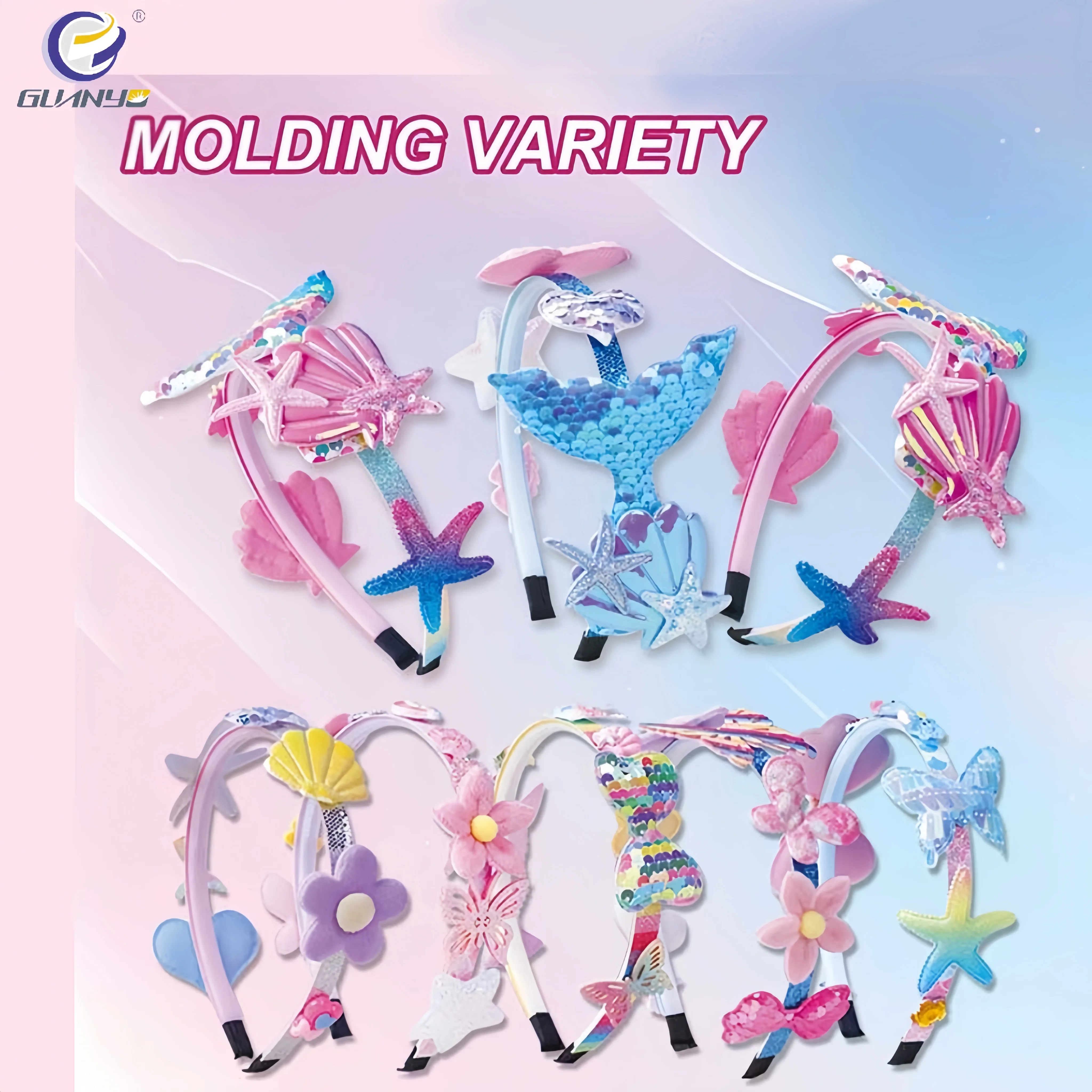 Hot DIY Creative Handmade Hairband  Starfish Flowers Accessories Imagination Cultivation Educational Toys Gifts For Girls Over 6