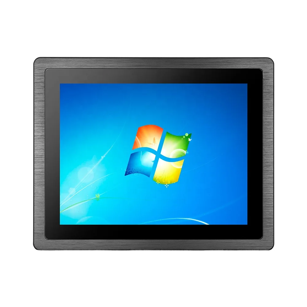 12 inch Intel J1900 I3 I5 I7 Embedded/Vesa Mount Fhd Industrial All In One Pcap Touch Panel PC Computer