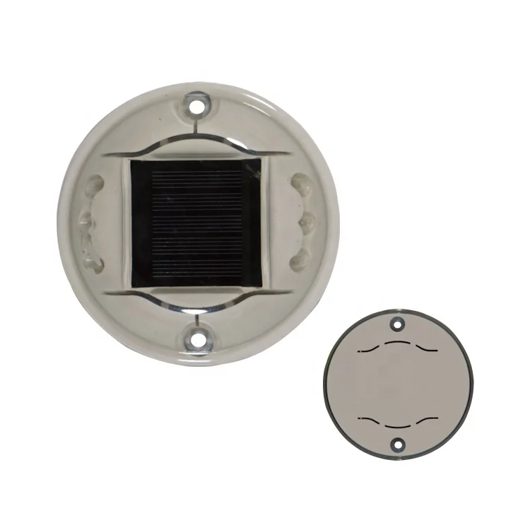 Solar circular sunlight rechargeable six cat eyes road stud