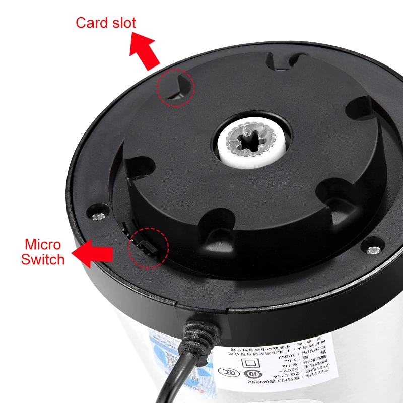 Коммерческий высокоскоростной стеклянный Миксер для овощей объемом 2 л домашний измельчитель для мяса домашняя электрическая мясорубка