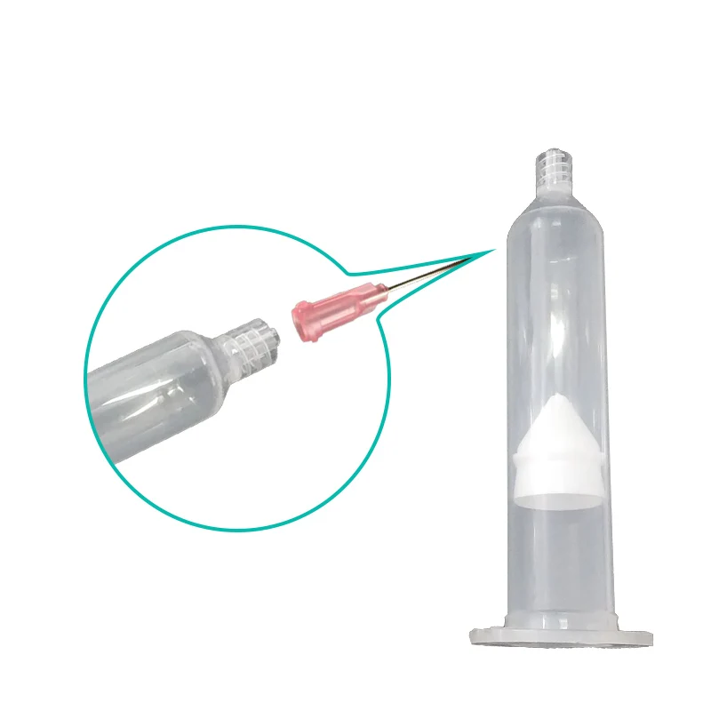 China Supplier 30CC Transparent Glue Dispensing Pneumatic Dispenser Syringe Imitate Musachi Syringe