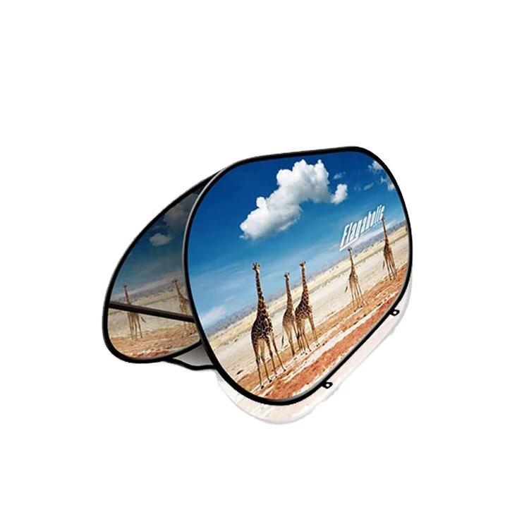 Free Design Outdoor roads golf race sport event custom print folding Horizontal pop up A frame banners