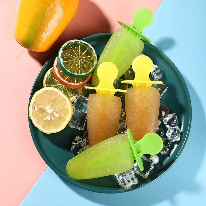 Homemade 6 grids ice cream mold with lid for DIY ice cream