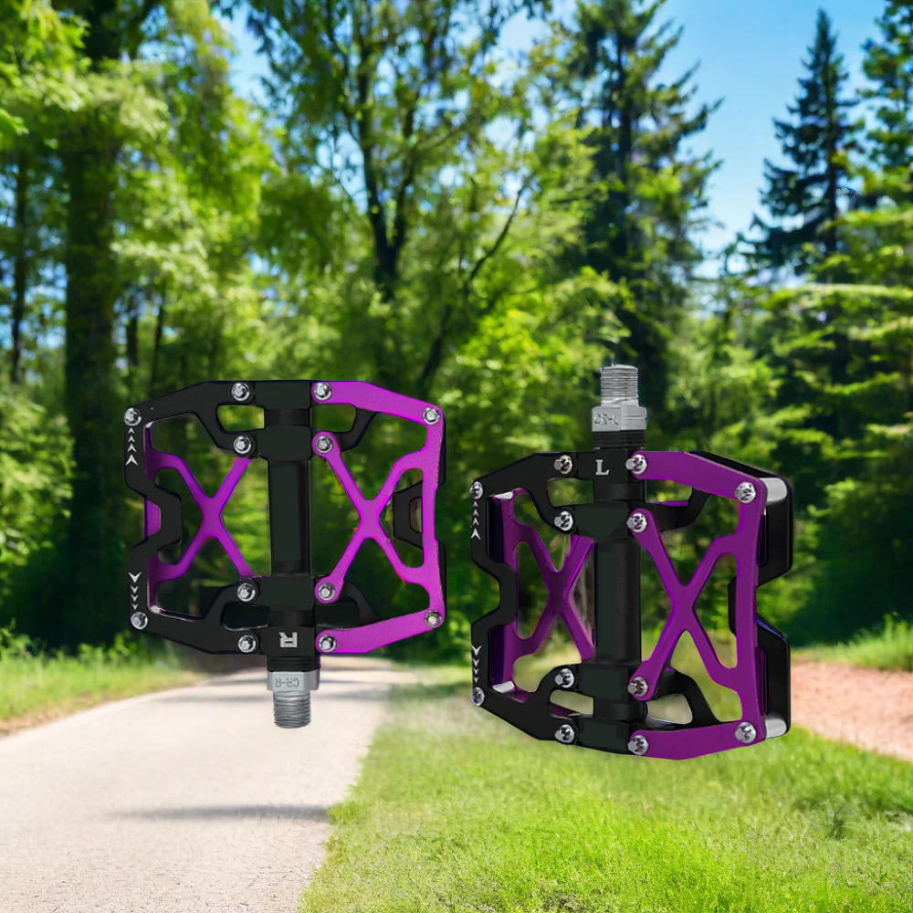 2024 new NT Ultralight 3 Bearing Mountain Bike Pedals BMX Bicicleta Accessories-Durable Steel Grips Nylon Plastic Originating