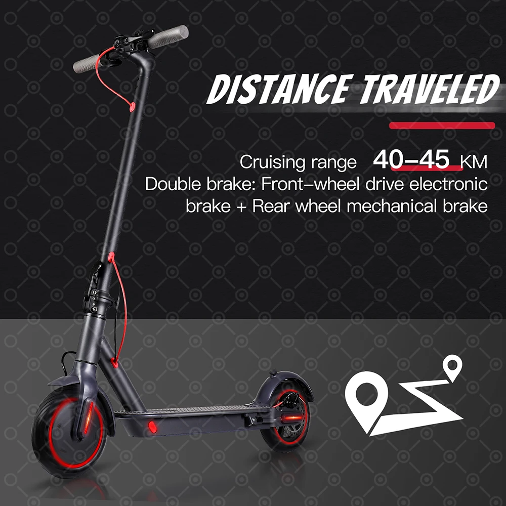 2021 iEZway DDP Drop Shipping Scooter Electric 350W E Scooter 2 wheel Electric Scooter for Adults 2 Wheel