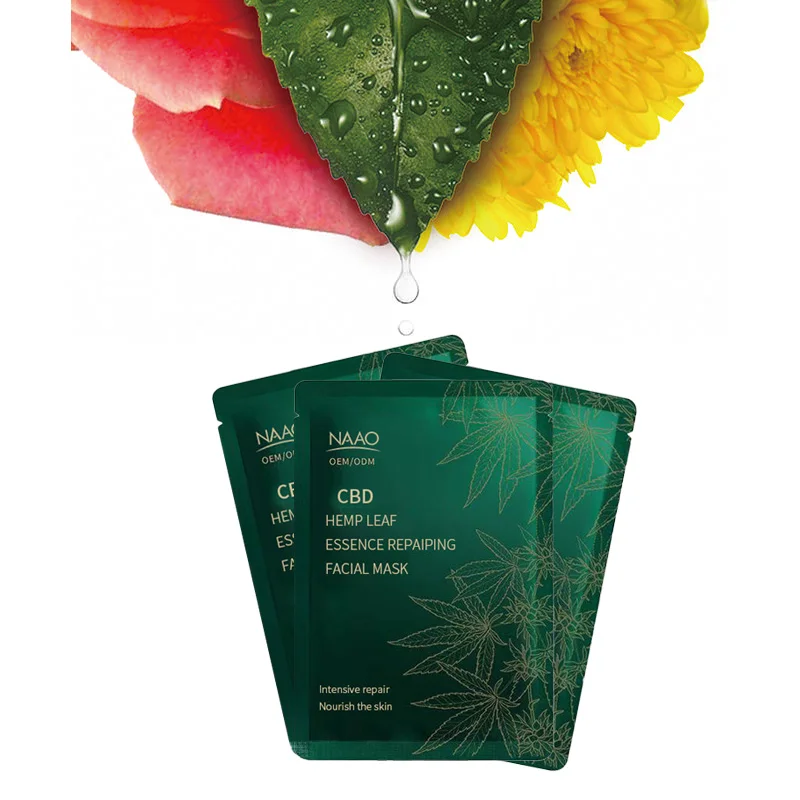 
Private Label OEM Anti Aging Moisturizing Nathural Private Label Korean Skin Care Face CBD Mask 