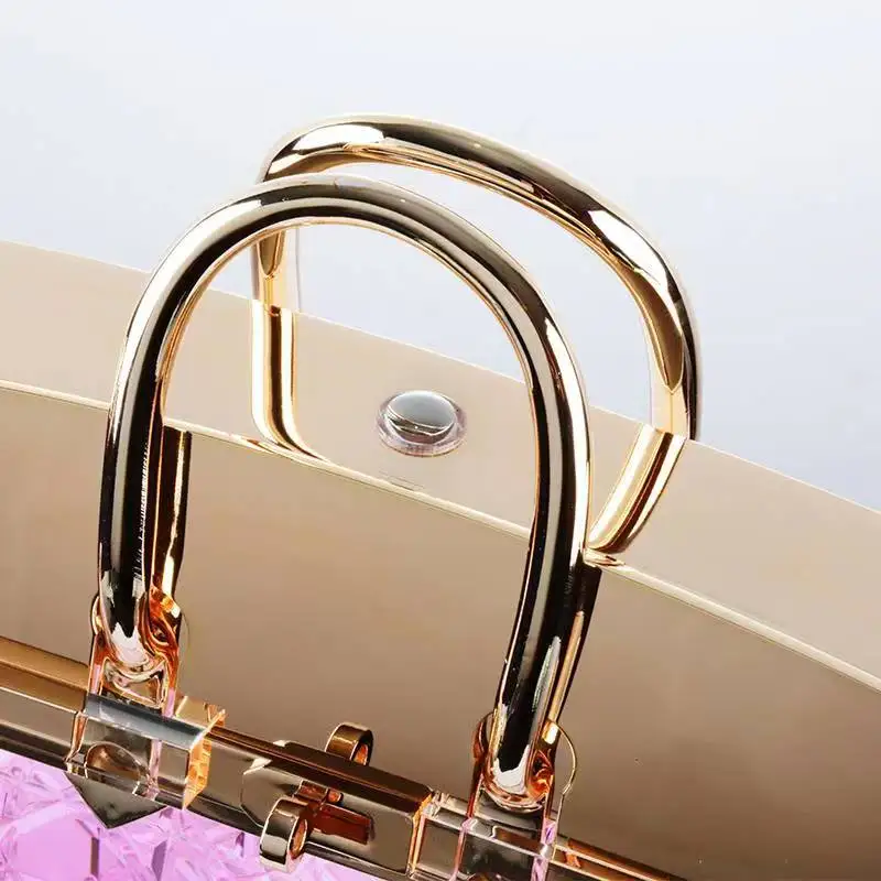 Modern Luxury Bedroom Portable charging mode Crystal  bag Table Lamp  decorative  for home villa hotel ornament