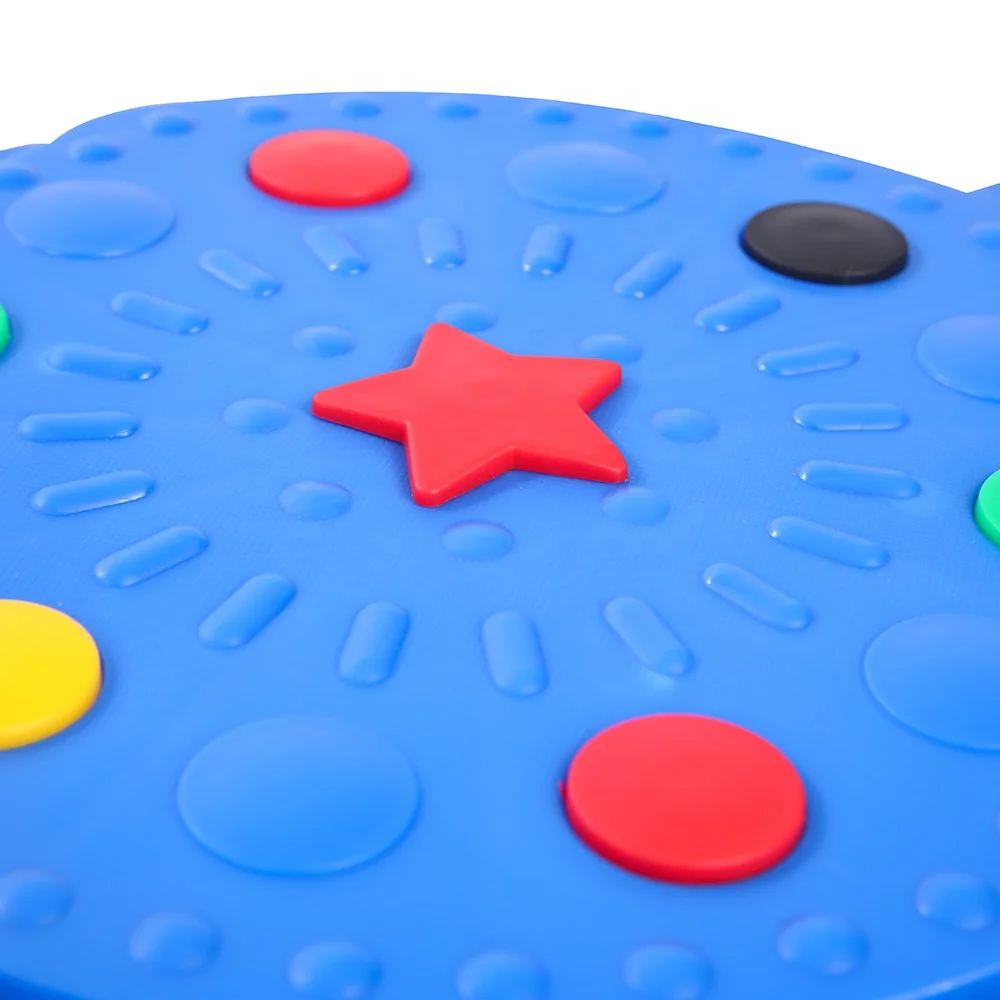 children walking plastic combination play set sensory training balance stepping river stone Kit