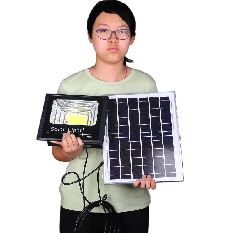 Ip67 Solar Powered 40 300 Watt Abs 10W 50W 100W 300W Philippines Bosca Outdoor Led 100W Solar Flood Light With Panel