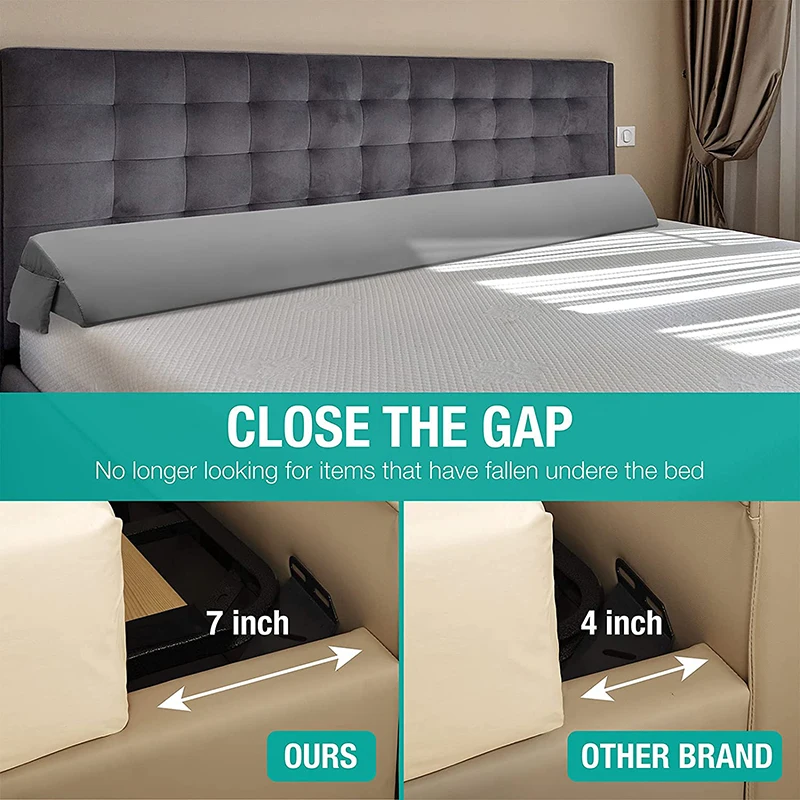 Comfortable Bed Filler gap That can Close Headboard Pillow bed wedge pillow