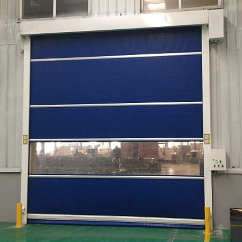 Clear Roll Up Garage Doors Panel Motorized Doplastic Automatic Manual Industrial Steel Roll Up Garage Door
