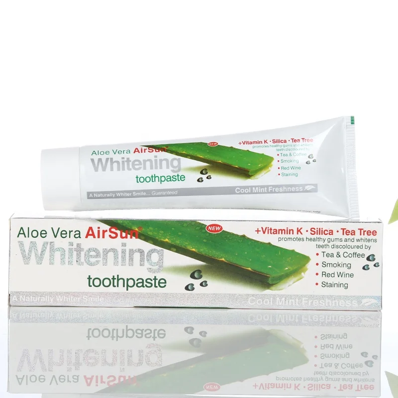 AirSun Fresh Mint Aloe Vera Triple Action Natural Toothpaste